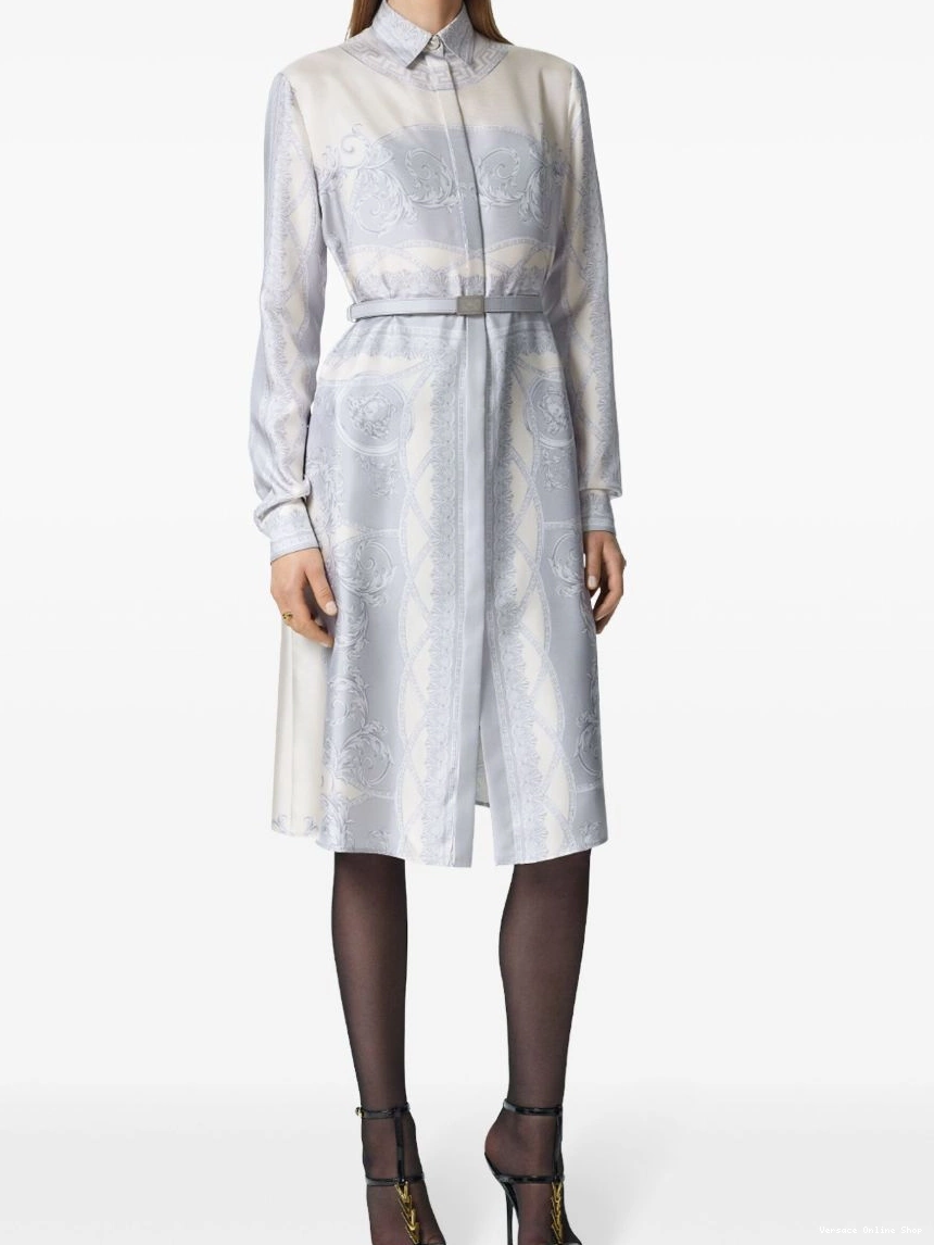 Affordable shirt Barocco-print Women Versace dress 0323